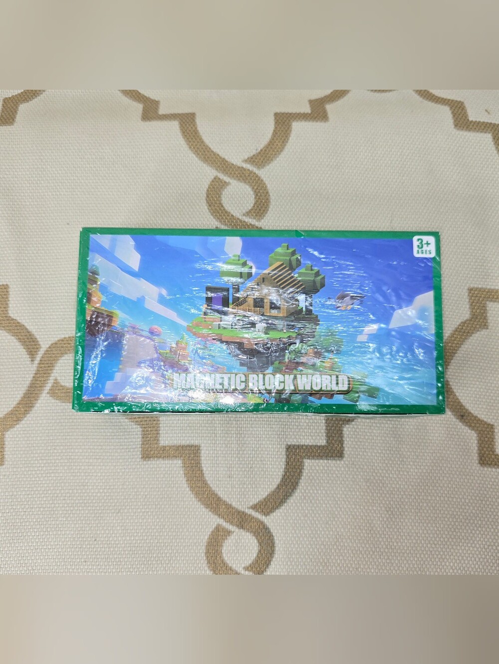 Magnetic Block World Building Cubes Pixel Style Toy Construction New